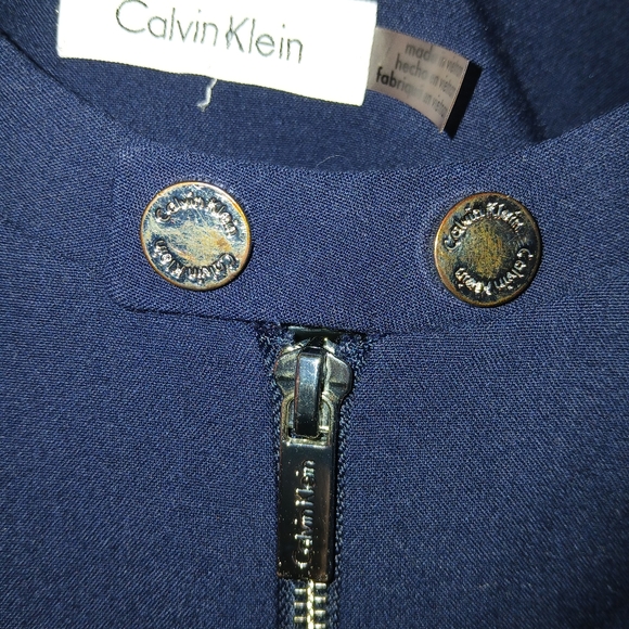 CALVIN KLEIN navy blue blazer - Picture 4 of 4